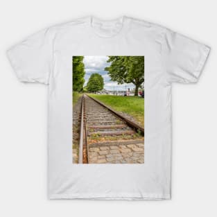 Railway Track at Untermainkai - Frankfurt am Main T-Shirt